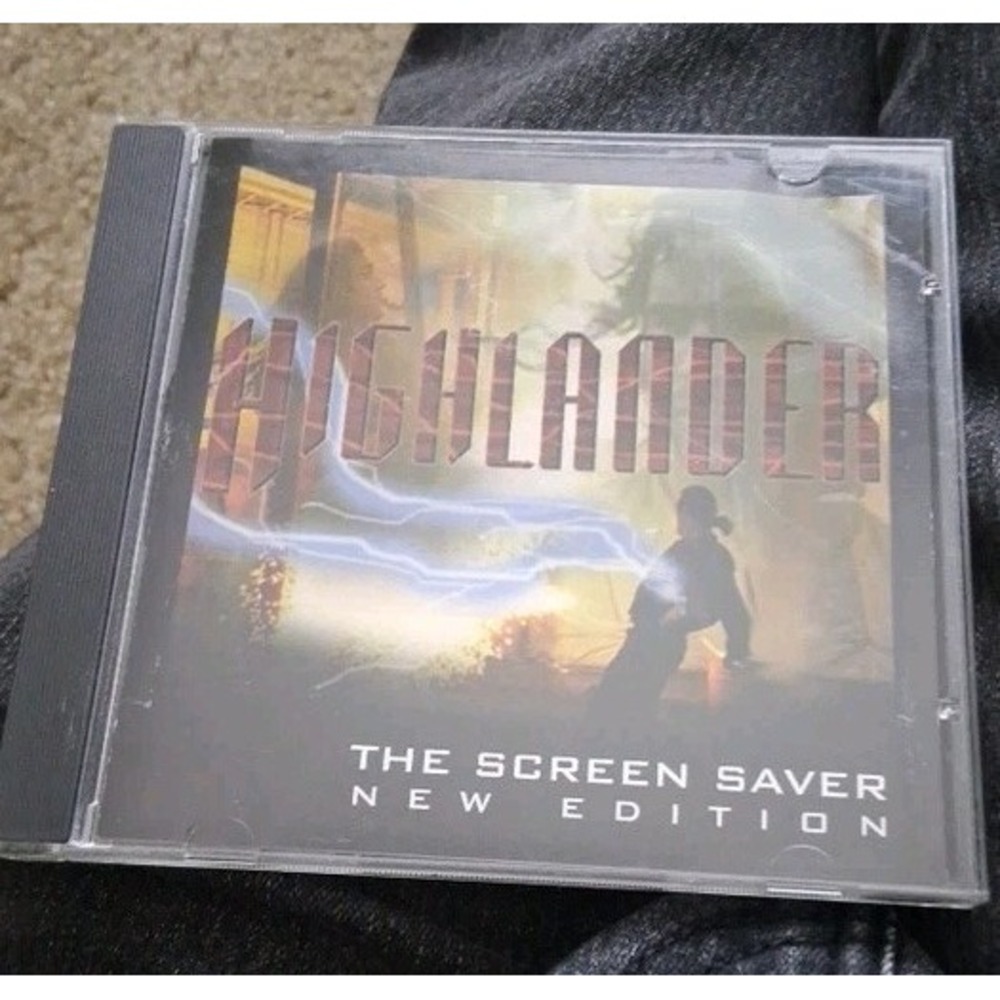 Highlander The Screen Saver New Edition PC CD-ROM Vintage Software Jewel Case